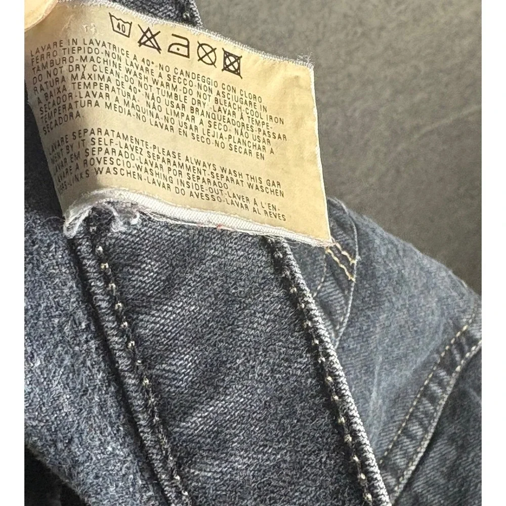 Armani Jeans Mens Size 34 Dark Wash Straight Leg Denim Made in Italy T5J05BK-12